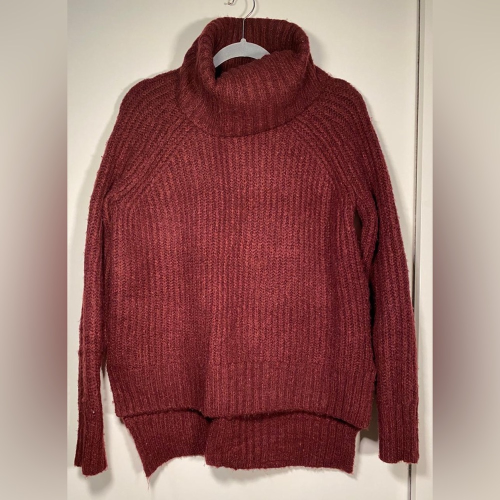 Ana Red Wine Knitted Sweater